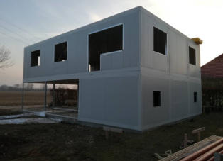 Metal modular houses